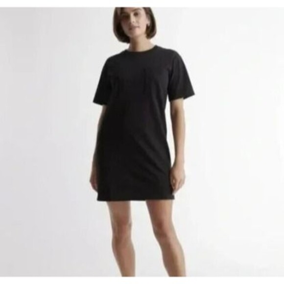 Quince  100% Organic Cotton Relaxed T-Shirt Dress Medium Small S - Picture 1 of 5